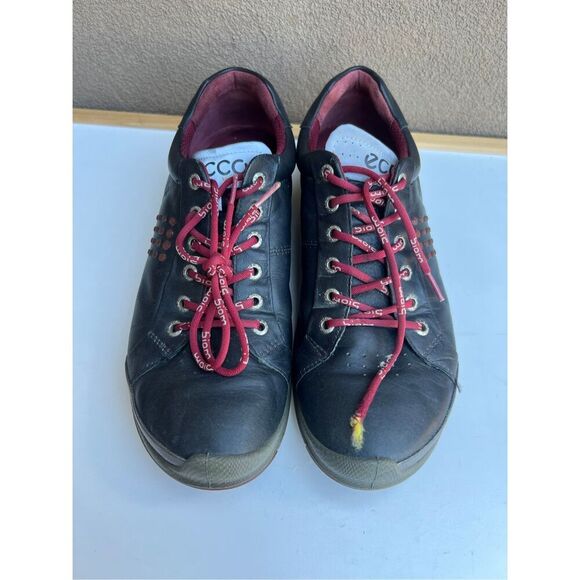 Ecco Biom Hydromax Golf Shoes Grey Yak Leather Mens Size EU 43 US 9 - Picture 11 of 11